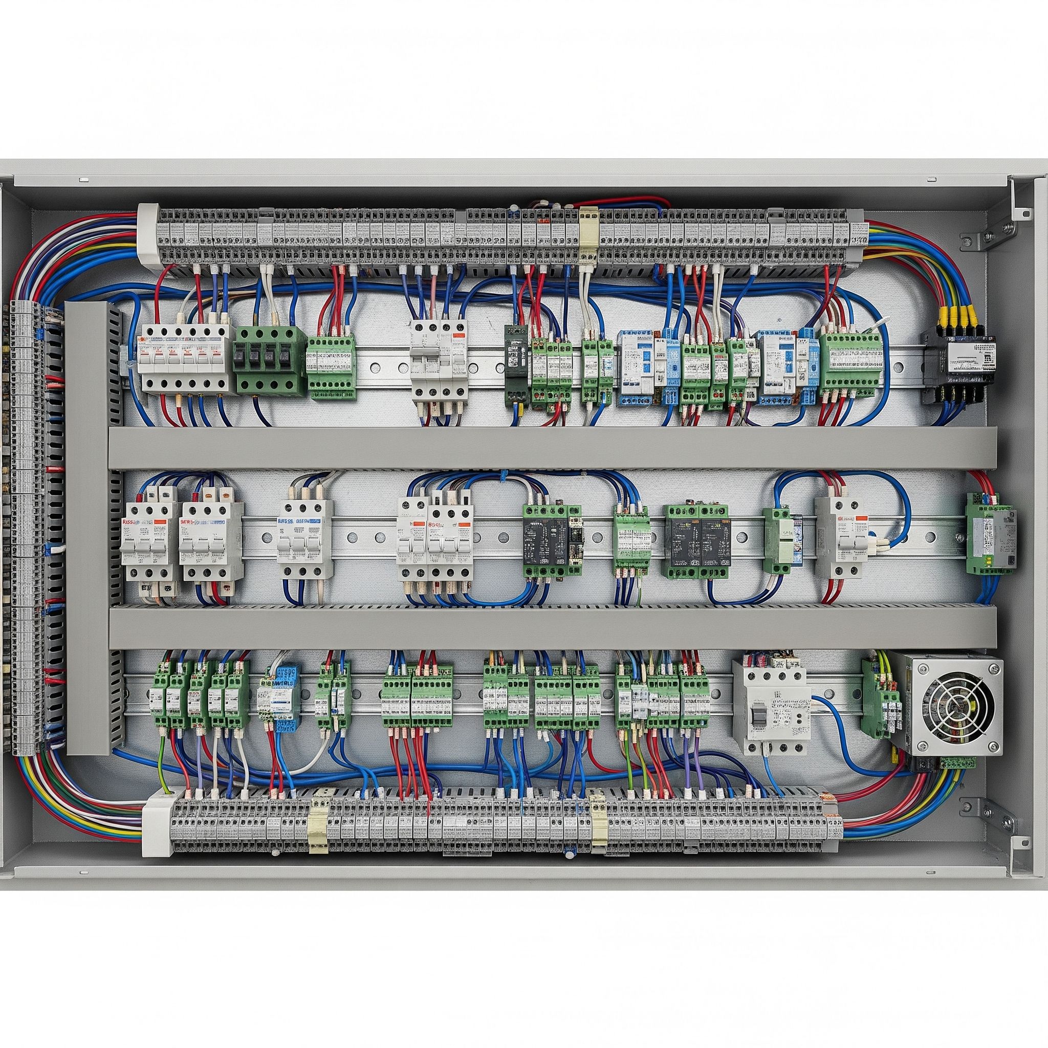 Componenti professionali per quadri elettrici industriali